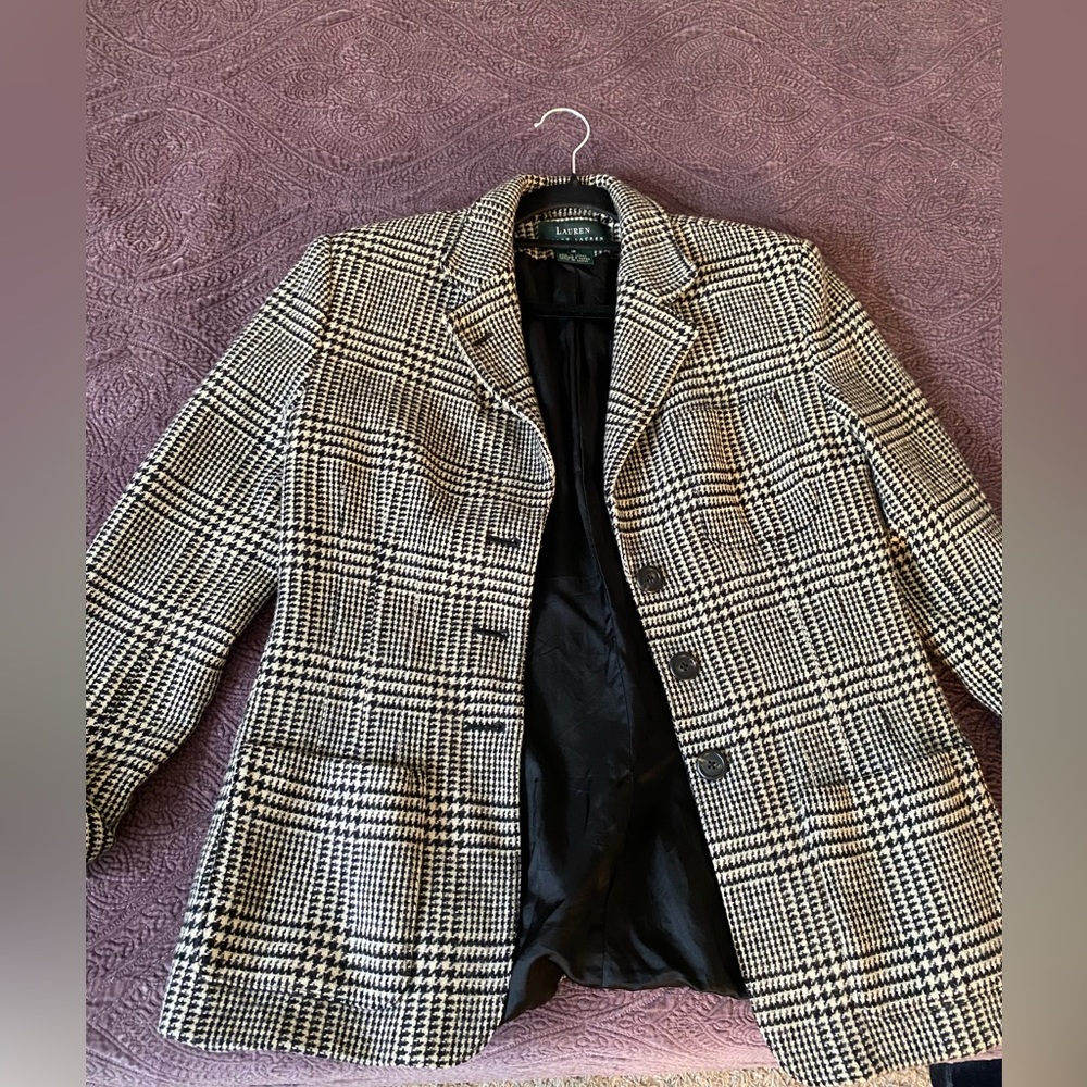 Plaid blazer